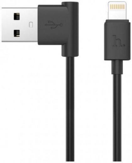 Кабель Hoco UPL11 USB Lightning L Shape 1.2m Black - фото Кабель Hoco UPL11 USB Lightning L Shape 1.2m Black - фото - интернет-магазин электроники и бытовой техники TTT