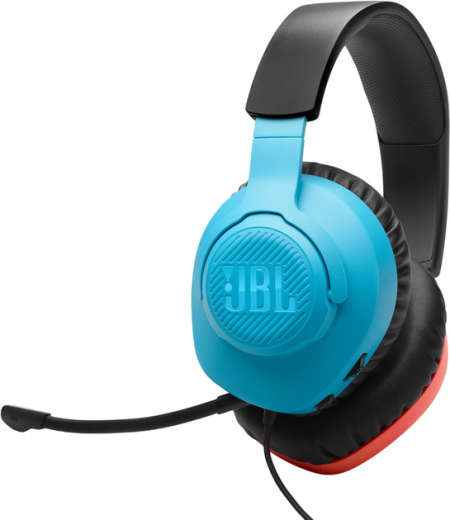 Наушники JBL Quantum 100N (JBLQTUM100N) Blue / Red  - фото Наушники JBL Quantum 100N (JBLQTUM100N) Blue / Red  - фото - интернет-магазин электроники и бытовой техники TTT