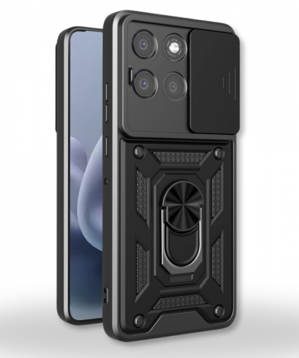 Панель BeCover Military для Motorola Moto G86 (715037) Black - фото - інтернет-магазин електроніки та побутової техніки TTT