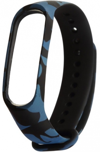 Ремешок для Xiaomi Mi Band 3/4 Khaki Blue - фото - интернет-магазин электроники и бытовой техники TTT
