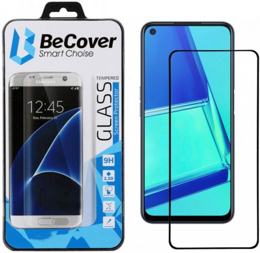Защитное стекло BeCover для Oppo A52 (705107) Black  - фото - интернет-магазин электроники и бытовой техники TTT