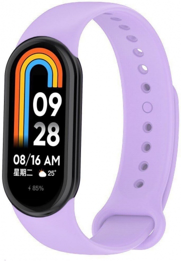 Ремешок BeCover для Xiaomi Mi Smart Band 8 (709405) Light Purple - фото - интернет-магазин электроники и бытовой техники TTT