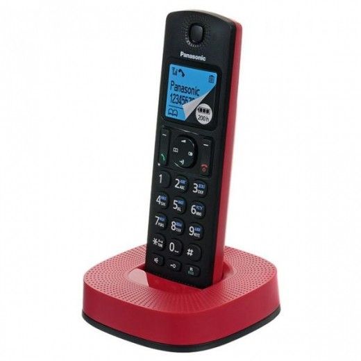 Радіотелефон Panasonic KX-TGC310UCR Red-Black - фото - інтернет-магазин електроніки та побутової техніки TTT