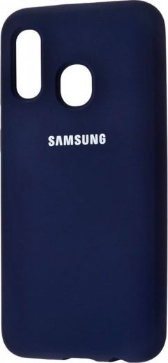 Панель Original Soft Case Samsung A305 (A30) Dark Blue - фото - интернет-магазин электроники и бытовой техники TTT