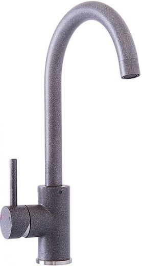 Смеситель кухонный INTERLINE Tango New Gray - фото - интернет-магазин электроники и бытовой техники TTT
