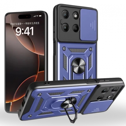 Панель BeCover Military для Motorola Moto G57 Power (715515) Blue - фото - інтернет-магазин електроніки та побутової техніки TTT