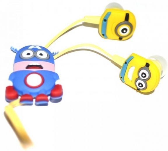 Навушники Minions Capitan America - фото Навушники Minions Capitan America - фото - інтернет-магазин електроніки та побутової техніки TTT