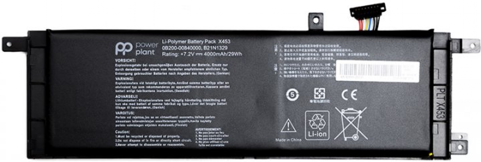 Акумулятор PowerPlant для ноутбуків Asus D553M (B21N1329) 7.4 V 30 Wh (original) (NB430772) - фото - інтернет-магазин електроніки та побутової техніки TTT