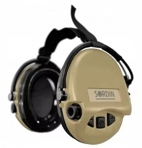 Навушники Sordin Supreme Mil AUX Neckband (76308-05-S) Sand  - фото - інтернет-магазин електроніки та побутової техніки TTT