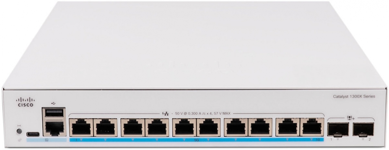 Коммутатор Cisco Catalyst 1300X (C1300X-10NU-2X) - фото - интернет-магазин электроники и бытовой техники TTT