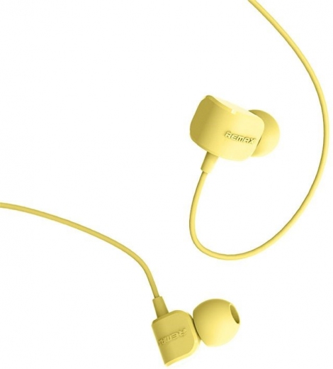 Навушники Remax RM-502 Earphone Yellow - фото - інтернет-магазин електроніки та побутової техніки TTT