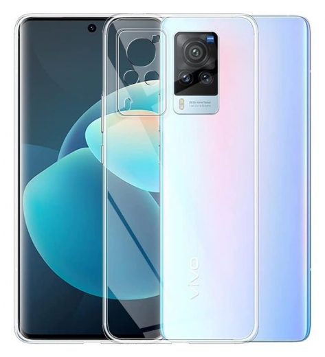 Силиконовый чехол BeCover для Vivo X60 Pro (711776) Transparancy - фото - интернет-магазин электроники и бытовой техники TTT