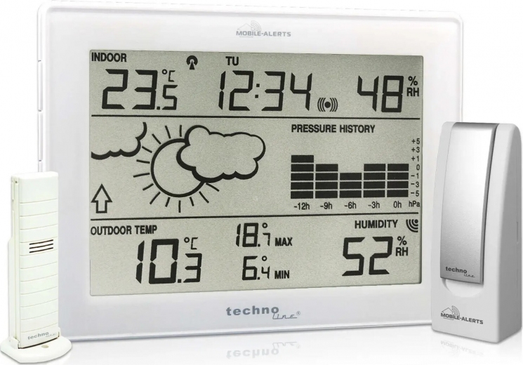 Метеостанція Technoline Mobile Alerts Set MA10006 - фото Метеостанція Technoline Mobile Alerts Set MA10006 - фото - інтернет-магазин електроніки та побутової техніки TTT