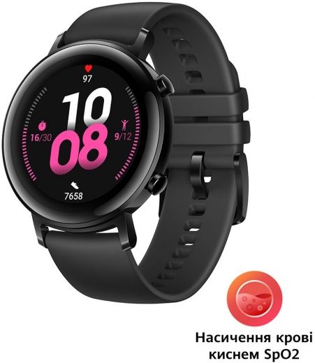 Смарт часы Huawei Watch GT2 42mm Sport Edition 55025064 Black - фото - интернет-магазин электроники и бытовой техники TTT