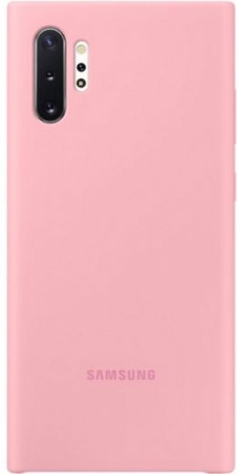 Накладка Samsung Silicone Cover для Samsung Galaxy Note 10 Plus (EF-PN975TPEGRU) Pink - фото - інтернет-магазин електроніки та побутової техніки TTT