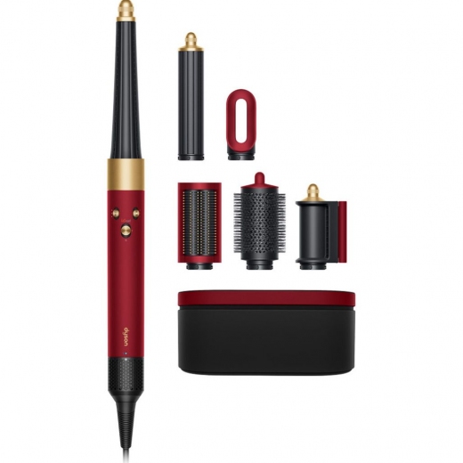 Стайлер Dyson Airwrap I.D. HS08 T1/T2 Straight+Wavy (596926-01) Red Velvet/Gold - фото - інтернет-магазин електроніки та побутової техніки TTT
