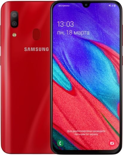 Смартфон Samsung Galaxy A40 4/64GB (SM-A405FZRDSEK) Red - фото - интернет-магазин электроники и бытовой техники TTT