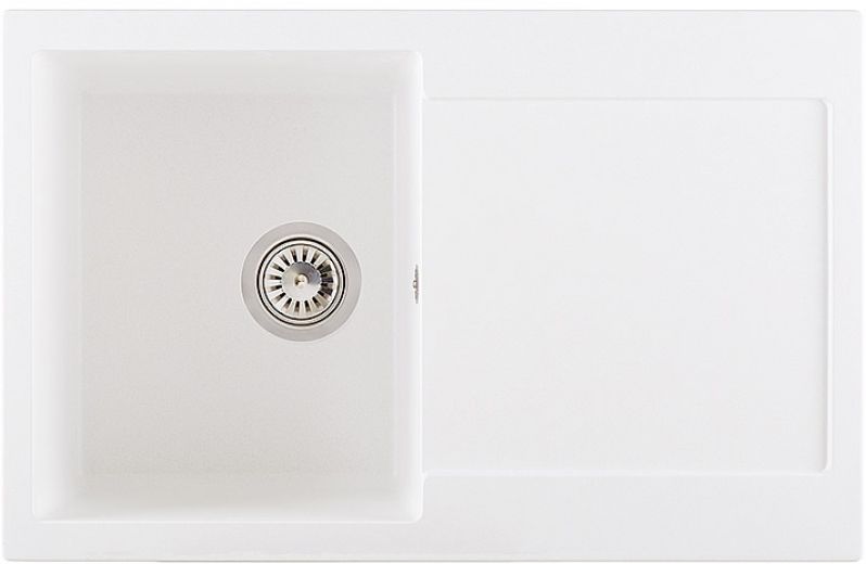 Кухонная мойка INTERLINE VEGA white - фото - интернет-магазин электроники и бытовой техники TTT