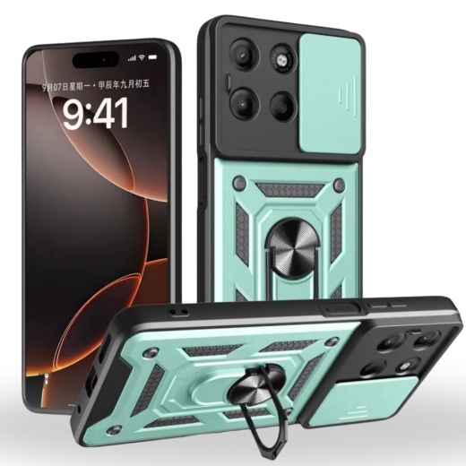 Панель BeCover Military для Motorola Moto G57 Power (715516) Dark Green - фото - інтернет-магазин електроніки та побутової техніки TTT