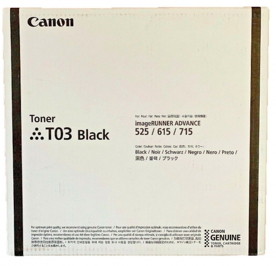 Картридж Canon T03 , IRA 525/615/715 (2725C001AA) BLACK - фото - інтернет-магазин електроніки та побутової техніки TTT
