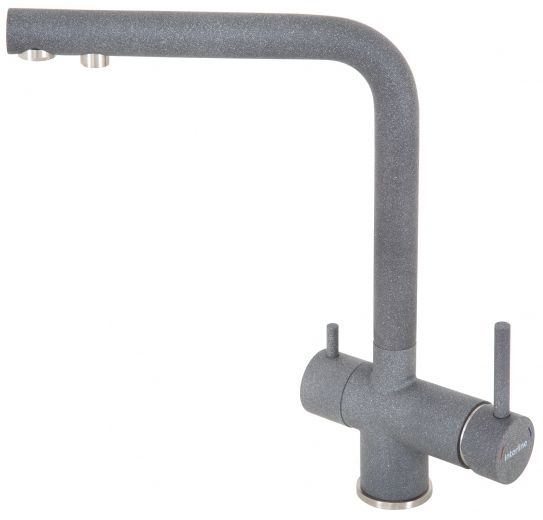Кухонний змішувач INTERLINE Mix New Gray - фото - інтернет-магазин електроніки та побутової техніки TTT