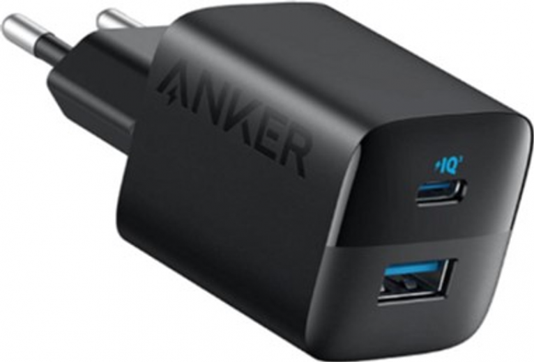 Сетевое зарядное устройство Anker PowerPort 323 - 33W Dual-Port USB-C (A2331G11) Black  - фото Сетевое зарядное устройство Anker PowerPort 323 - 33W Dual-Port USB-C (A2331G11) Black  - фото - интернет-магазин электроники и бытовой техники TTT