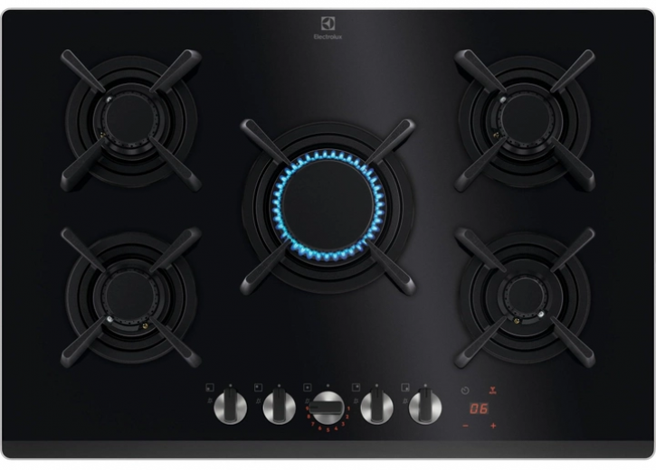 Варочная поверхность газовая Electrolux KGG753753K - фото - интернет-магазин электроники и бытовой техники TTT