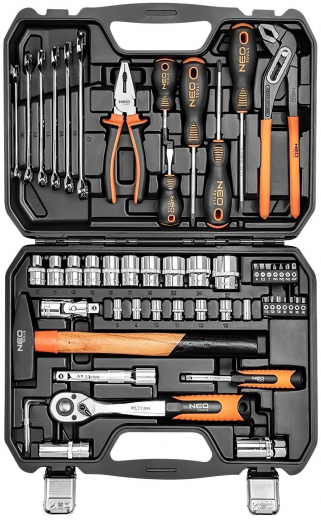 Набір інструментів Neo Tools 56 од. (08-684) - фото - інтернет-магазин електроніки та побутової техніки TTT