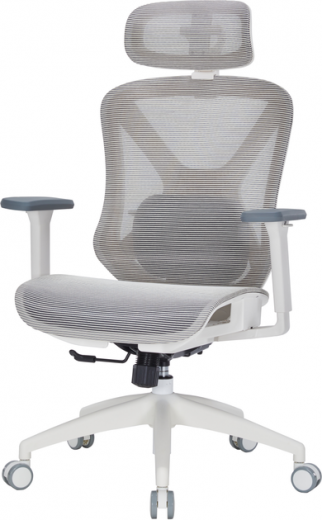 Крісло офісне OfficePro Atlas (OC630-W-LG-LG) White/Light Gray  - фото Крісло офісне OfficePro Atlas (OC630-W-LG-LG) White/Light Gray  - фото - інтернет-магазин електроніки та побутової техніки TTT