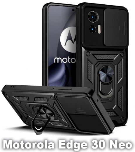 Панель BeCover Military для Motorola Edge 30 Neo (709966) Black - фото - интернет-магазин электроники и бытовой техники TTT