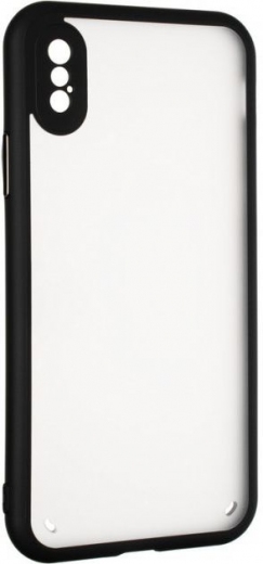 Панель Gelius Bumper Mat Case New для iPhone X/XS Black - фото - інтернет-магазин електроніки та побутової техніки TTT