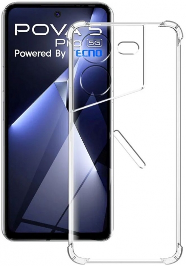 Панель BeCover Anti-Shock для Tecno POVA 5 Pro 5G (LH8n) (711780) Clear - фото Панель BeCover Anti-Shock для Tecno POVA 5 Pro 5G (LH8n) (711780) Clear - фото - интернет-магазин электроники и бытовой техники TTT