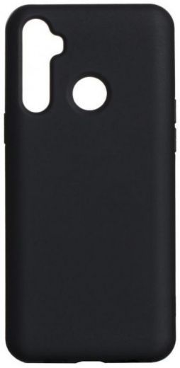 Накладка Original Silicon Case Realme 5/6i Black - фото - інтернет-магазин електроніки та побутової техніки TTT