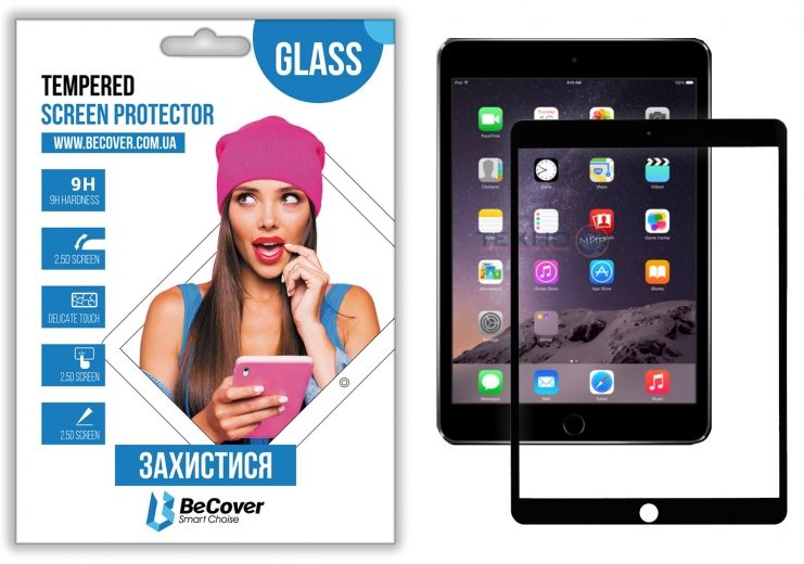 Защитное стекло BeCover для Apple iPad 10.2