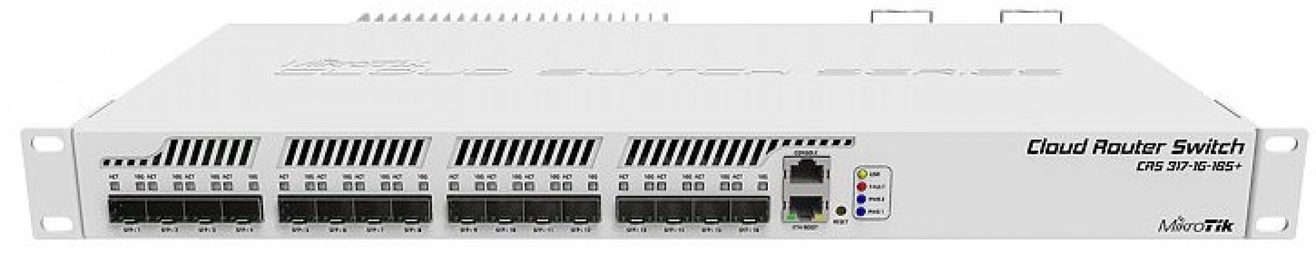 Комутатор MikroTik CRS317-1G-16S+RM - фото - інтернет-магазин електроніки та побутової техніки TTT