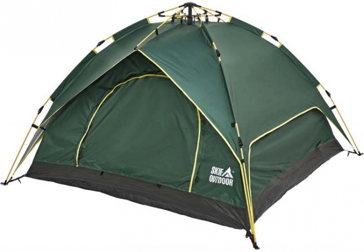 Палатка Skif Outdoor Adventure Auto II, 200x200 см Green - фото - интернет-магазин электроники и бытовой техники TTT