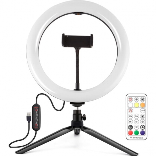 Кільцева USB LED лампа Puluz PKT3082B 10 Кільцева USB LED лампа Puluz PKT3082B 10