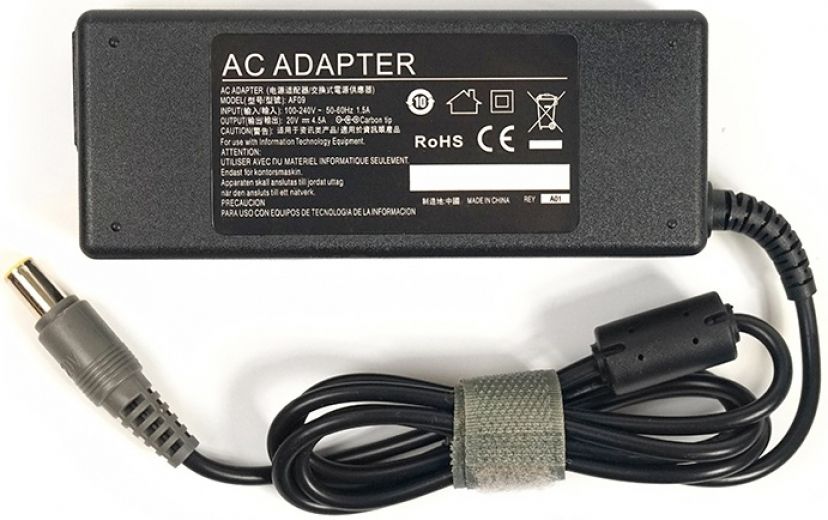 Блок живлення PowerPlant для ноутбуків IBM/LENOVO 220V, 20V 90W 4.5A (7.9*5.5) (IB90H7955) - фото - інтернет-магазин електроніки та побутової техніки TTT