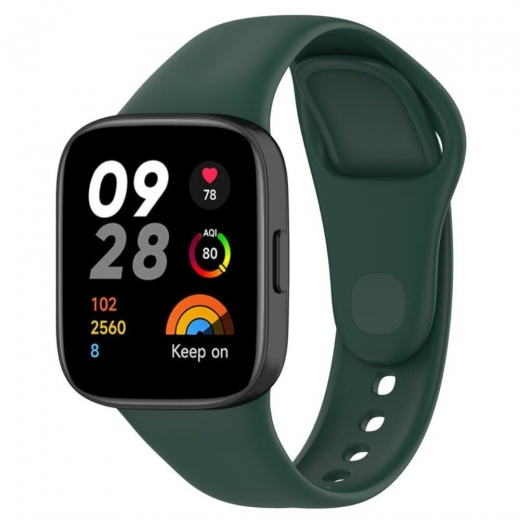 Ремешок BeCover для Xiaomi Redmi Watch 3 (710965) Dark Green - фото - интернет-магазин электроники и бытовой техники TTT