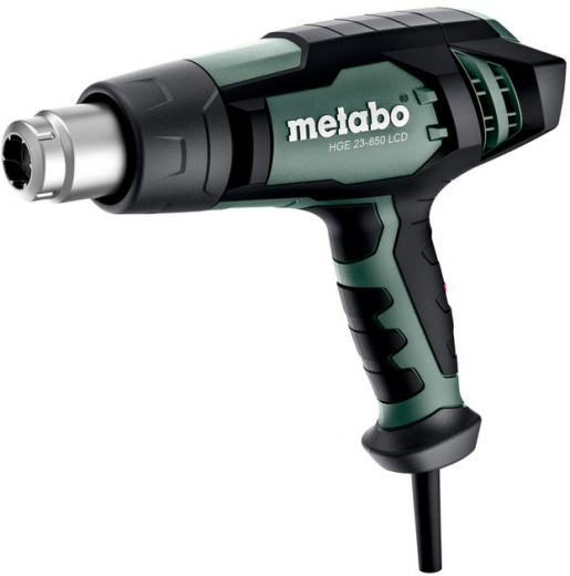Строительный фен Metabo HGE 23-650 LCD (603065000) - фото Строительный фен Metabo HGE 23-650 LCD (603065000) - фото - интернет-магазин электроники и бытовой техники TTT
