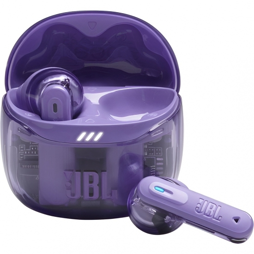Навушники JBL Tune Flex 2 Ghost (JBLTFLEX2GMAE) Purple - фото - інтернет-магазин електроніки та побутової техніки TTT