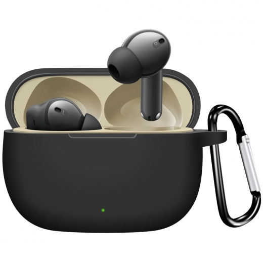 Чехол для наушников Silicon BeCover для Realme Buds T310 (713219) Black - фото - интернет-магазин электроники и бытовой техники TTT