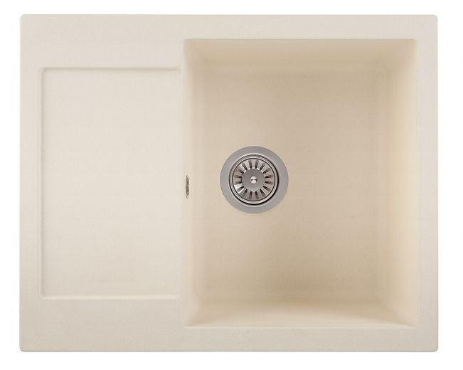 Кухонная мойка INTERLINE POLO old white - фото Кухонная мойка INTERLINE POLO old white - фото - интернет-магазин электроники и бытовой техники TTT