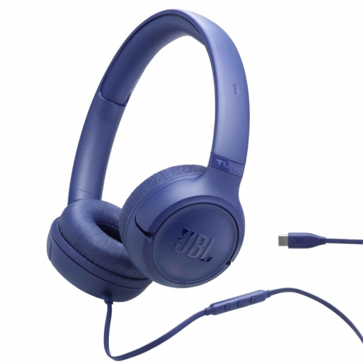 Навушники JBL Tune 530C (JBLT530CBLU) Blue  - фото - інтернет-магазин електроніки та побутової техніки TTT