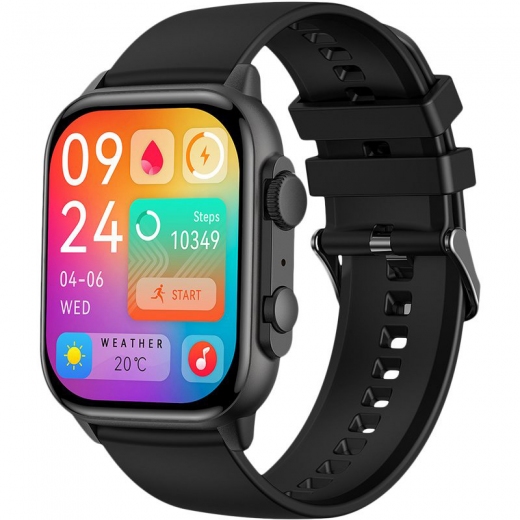 Смарт-годинник Gelius Pro GP-SW011 (Amazwatch Ultra) Black - фото - інтернет-магазин електроніки та побутової техніки TTT