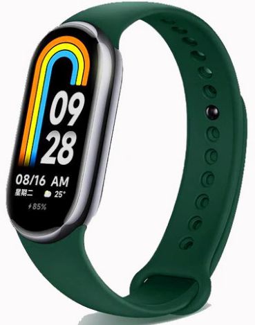 Ремінець BeCover для Xiaomi Mi Smart Band 8 (709384) Dark Green - фото - інтернет-магазин електроніки та побутової техніки TTT