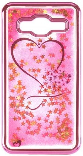 Накладка Beckberg Aqua Samsung J700 (J7) Hearts Pink - фото - интернет-магазин электроники и бытовой техники TTT