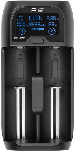 Зарядний пристрій PowerPlant для акумуляторів AA, AAA/PP-UM2 (AA620180) - фото - інтернет-магазин електроніки та побутової техніки TTT