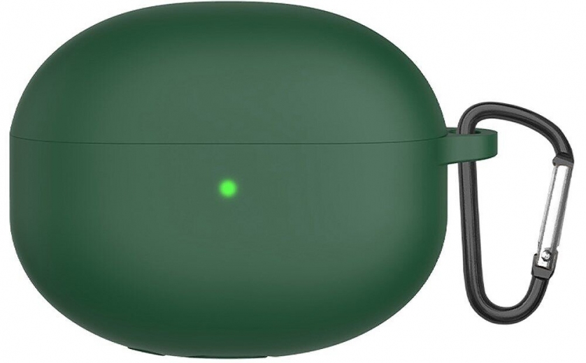 Чехол для наушников Silicon BeCover для Xiaomi Redmi Buds 3T Pro (708618) Dark Green - фото - интернет-магазин электроники и бытовой техники TTT