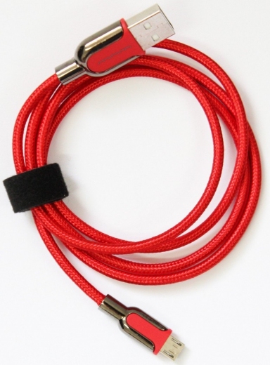 Кабель USB WUW X54 microUSB 1m 2A (WUW-X54) Red - фото - інтернет-магазин електроніки та побутової техніки TTT